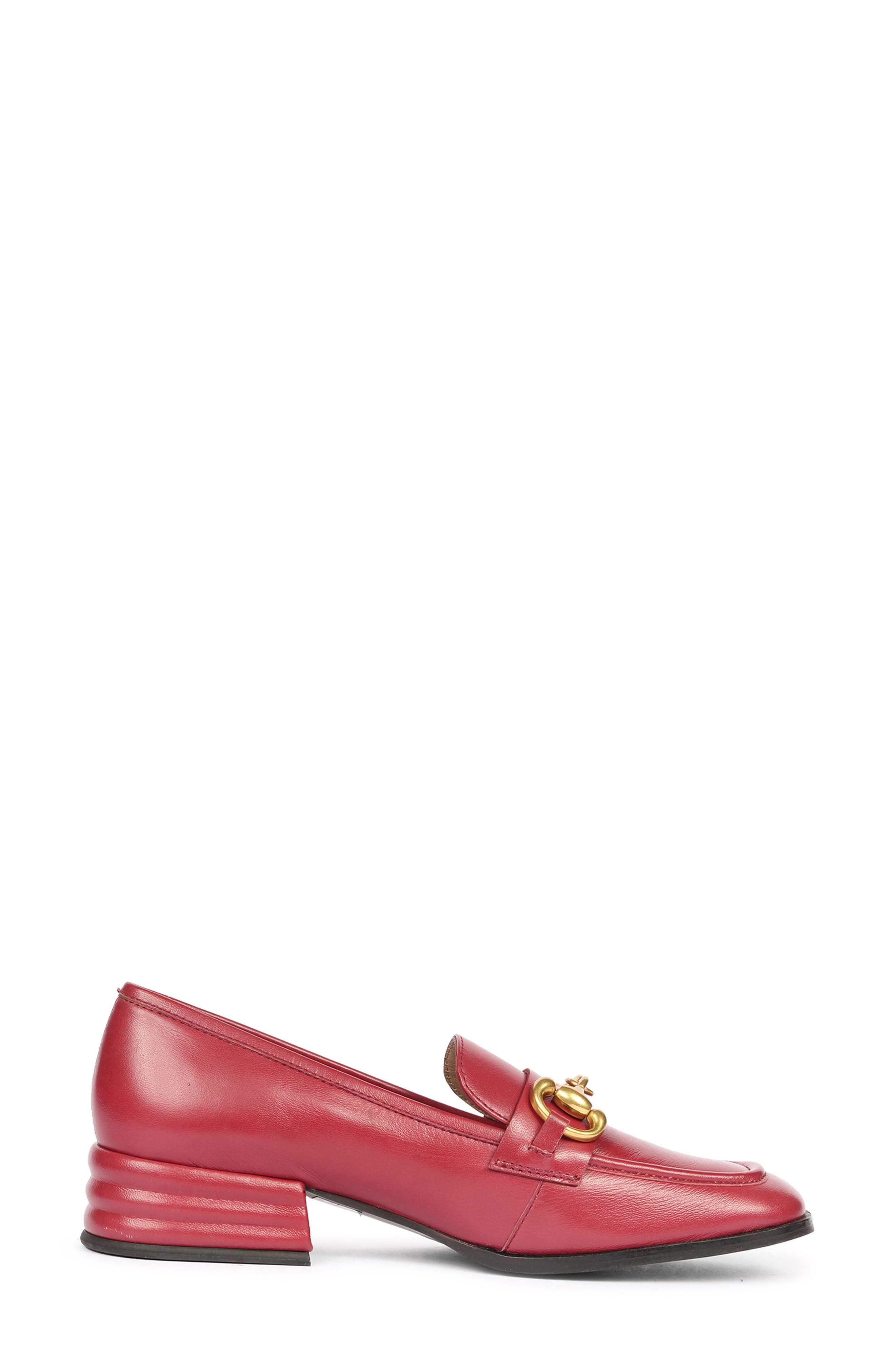 SAINT G Abelia Bit Loafer Pump, Alternate, color, Cherry