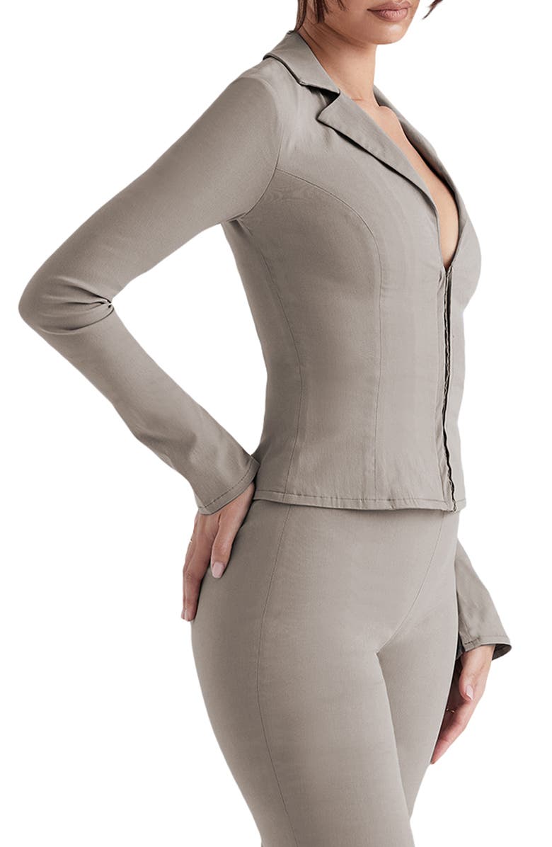 HOUSE OF CB Zakira Flare Sleeve Shirt, Alternate, color,