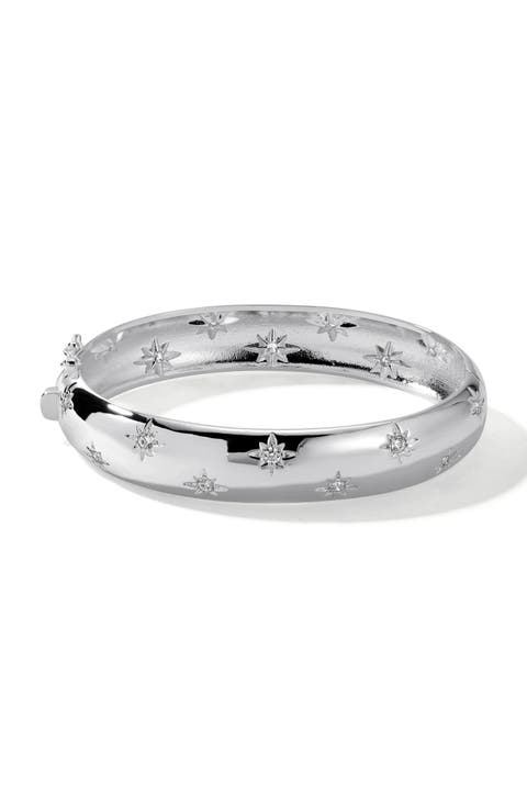 Celeste Cubic Zirconia Cuff Bracelet