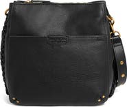AMERICAN LEATHER CO. Luca Triple Pocket Leather Crossbody Bag