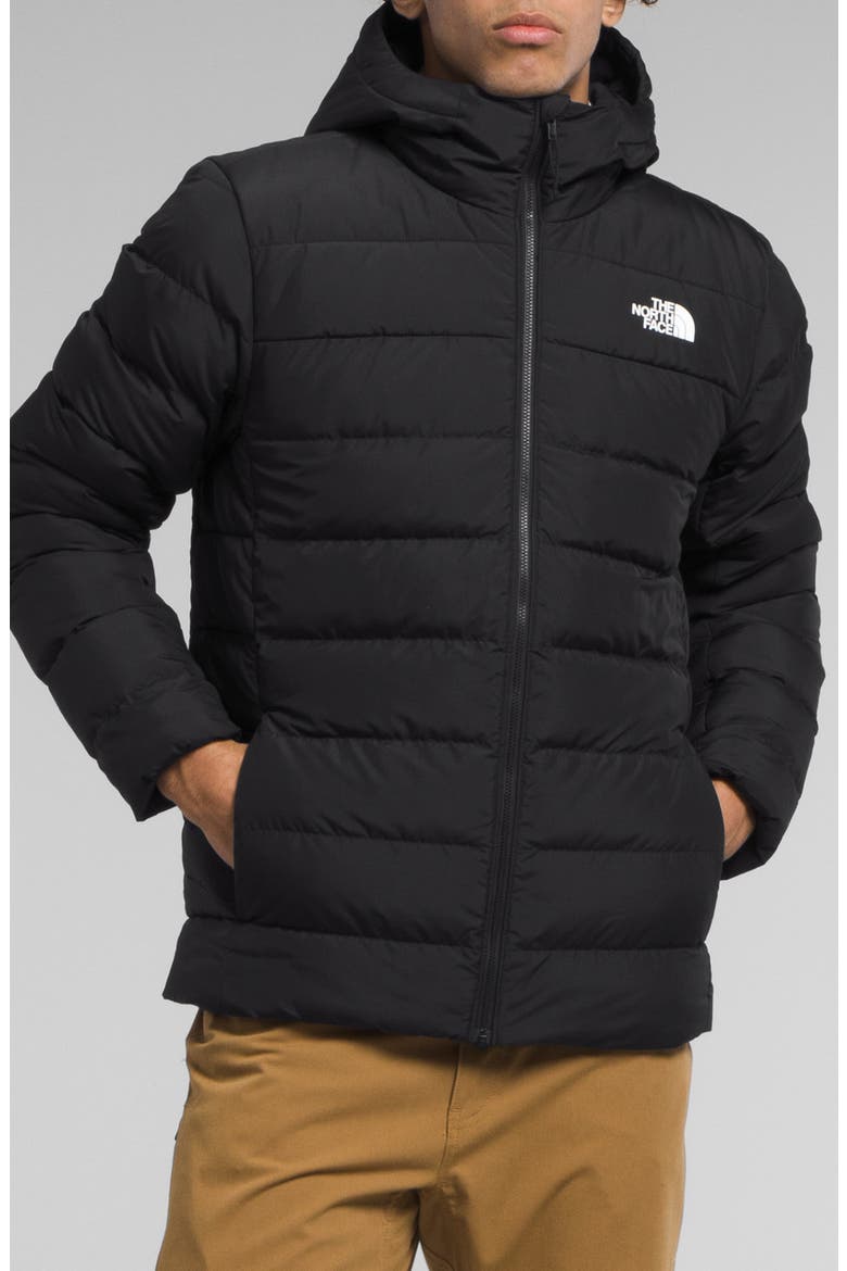 Aconcagua 3 Water Repellent Hood Jacket, Main, color, TNF BLACK-NPF