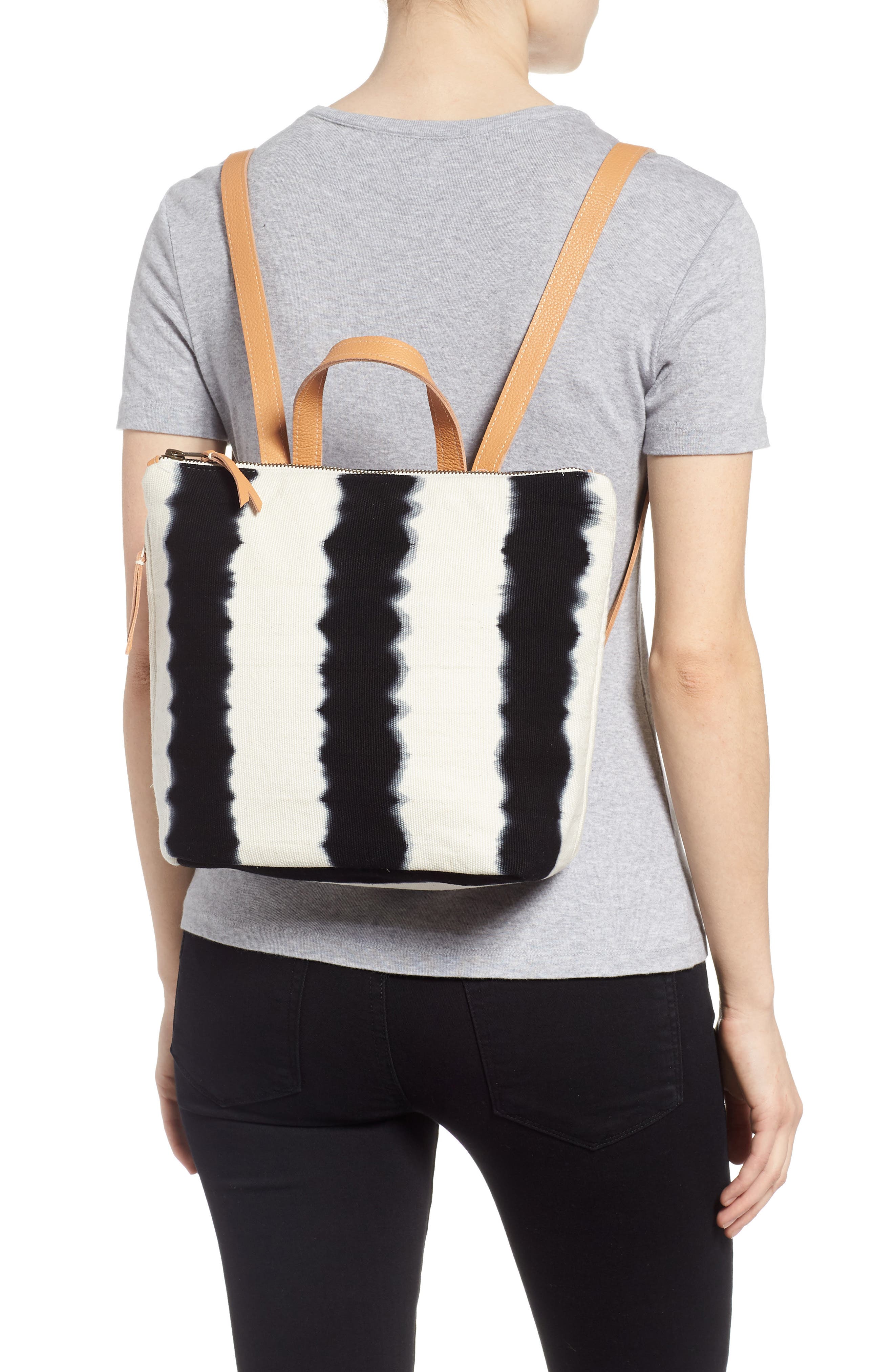 Mercado Global Mini Lorena Woven Backpack, Alternate, color, 