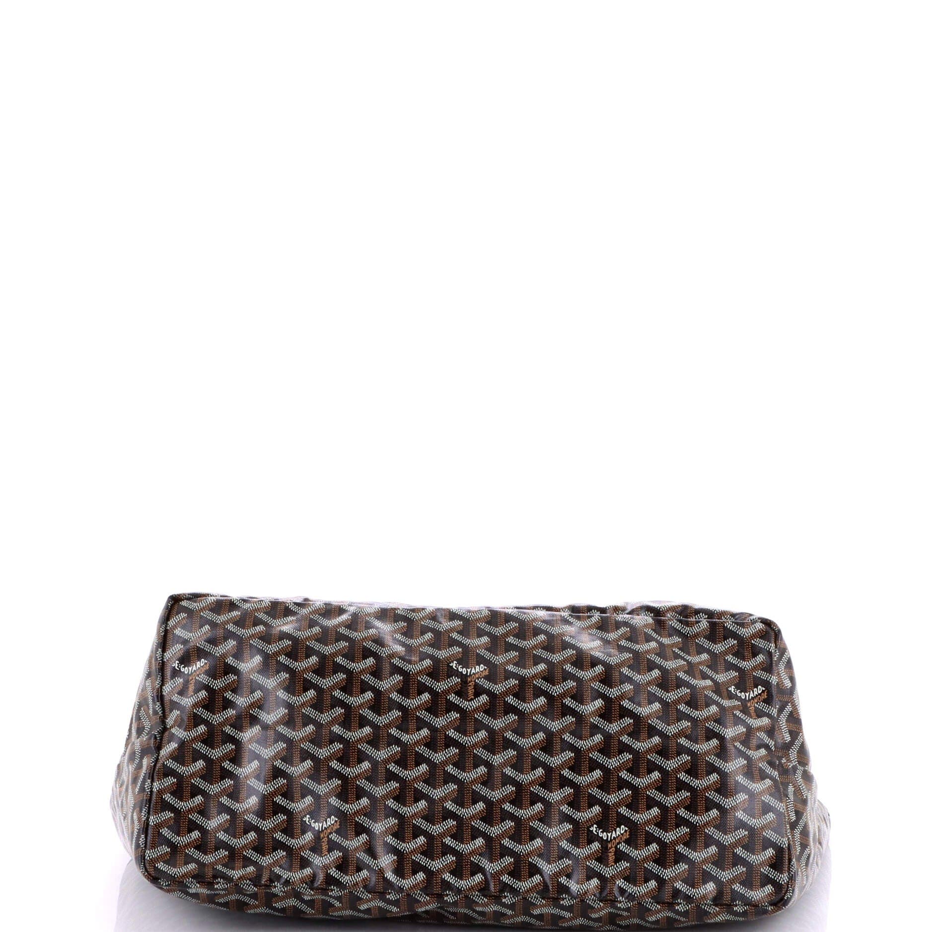 Pre-Owned Goyard Saint Louis Tote Coated Canvas GM, Alternate, color, Black