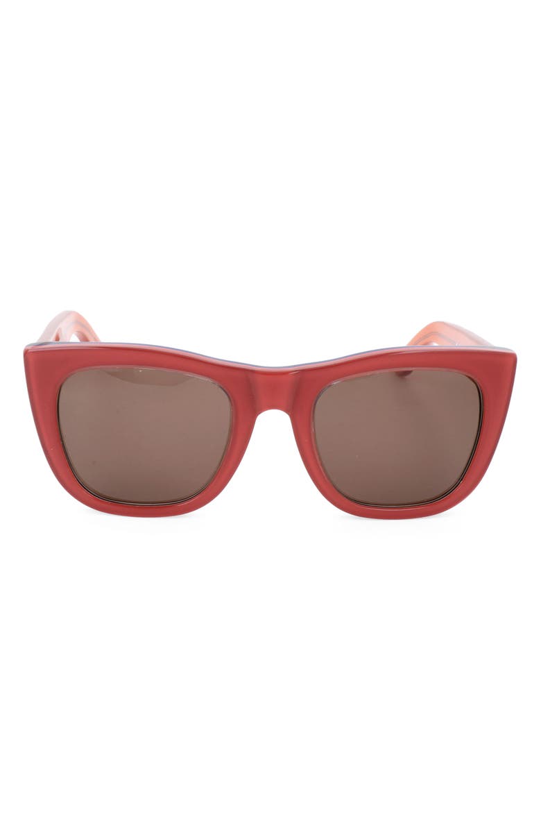 SUPER by RETROSUPERFUTURE<sup>®</sup> 55mm Cat Eye Sunglasses, Main, color, Brown