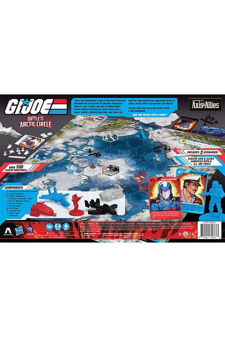 G I Joe Battle For The Arctic Circle Board Game, Alternate, color, Multicolored