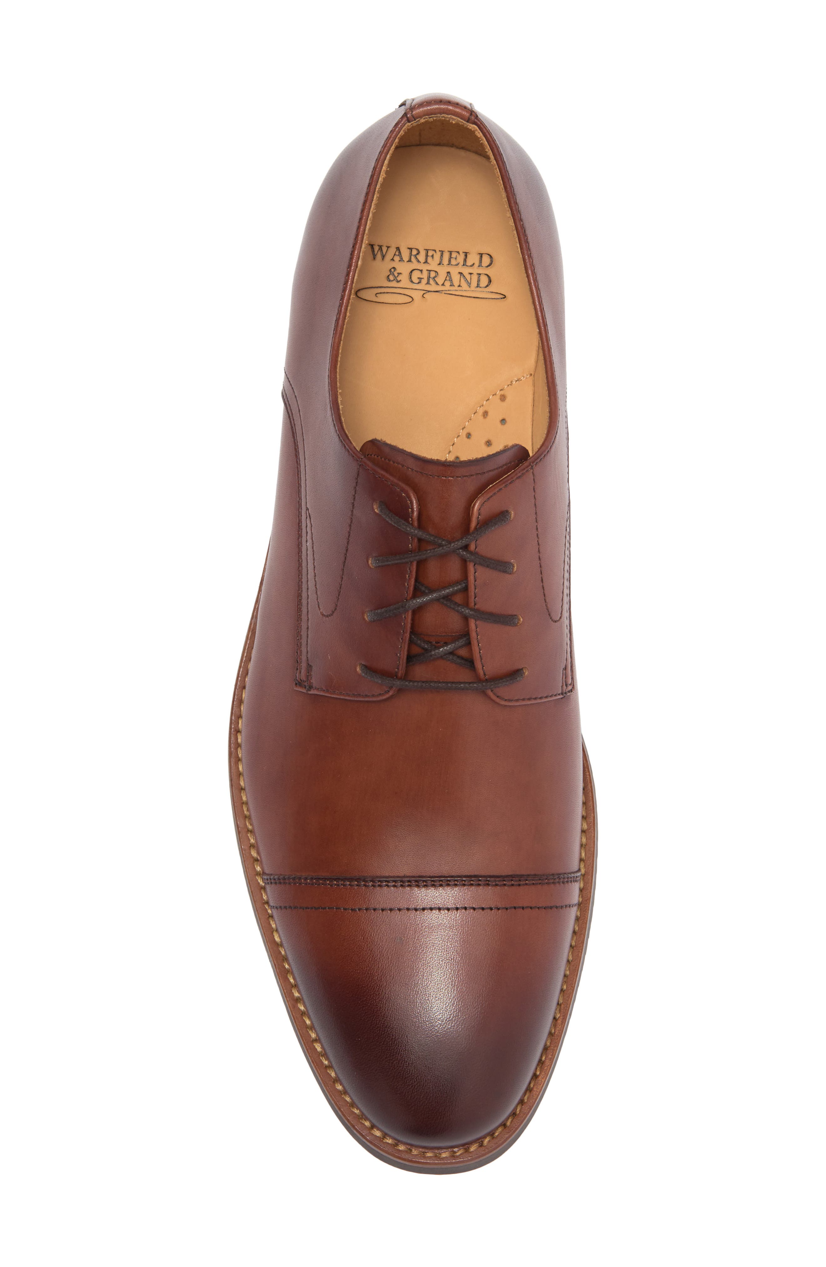 Warfield & Grand Midway Cap Toe Derby, Alternate, color, 