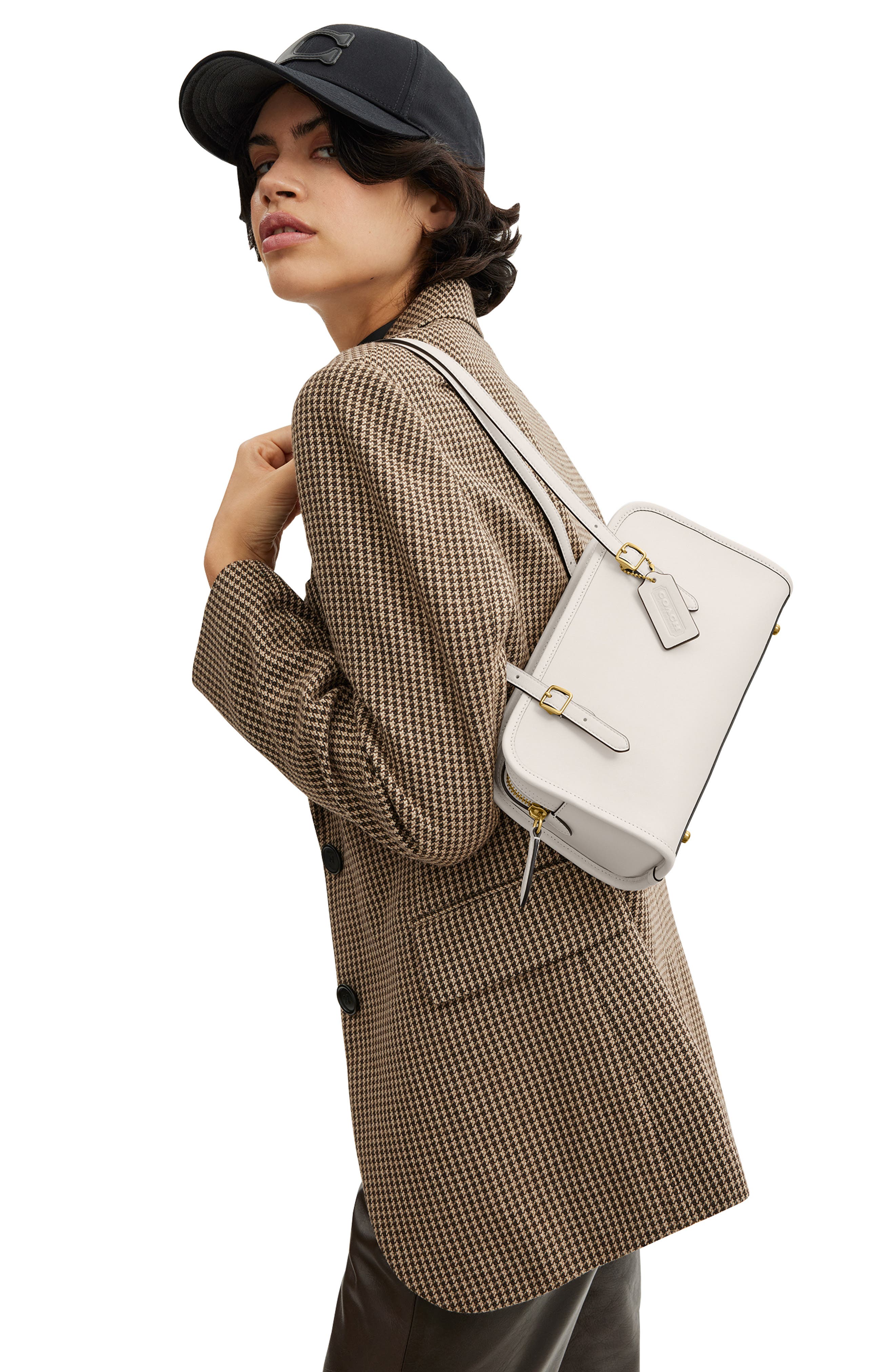 COACH Swing Zip Bag, Alternate, color, Chalk