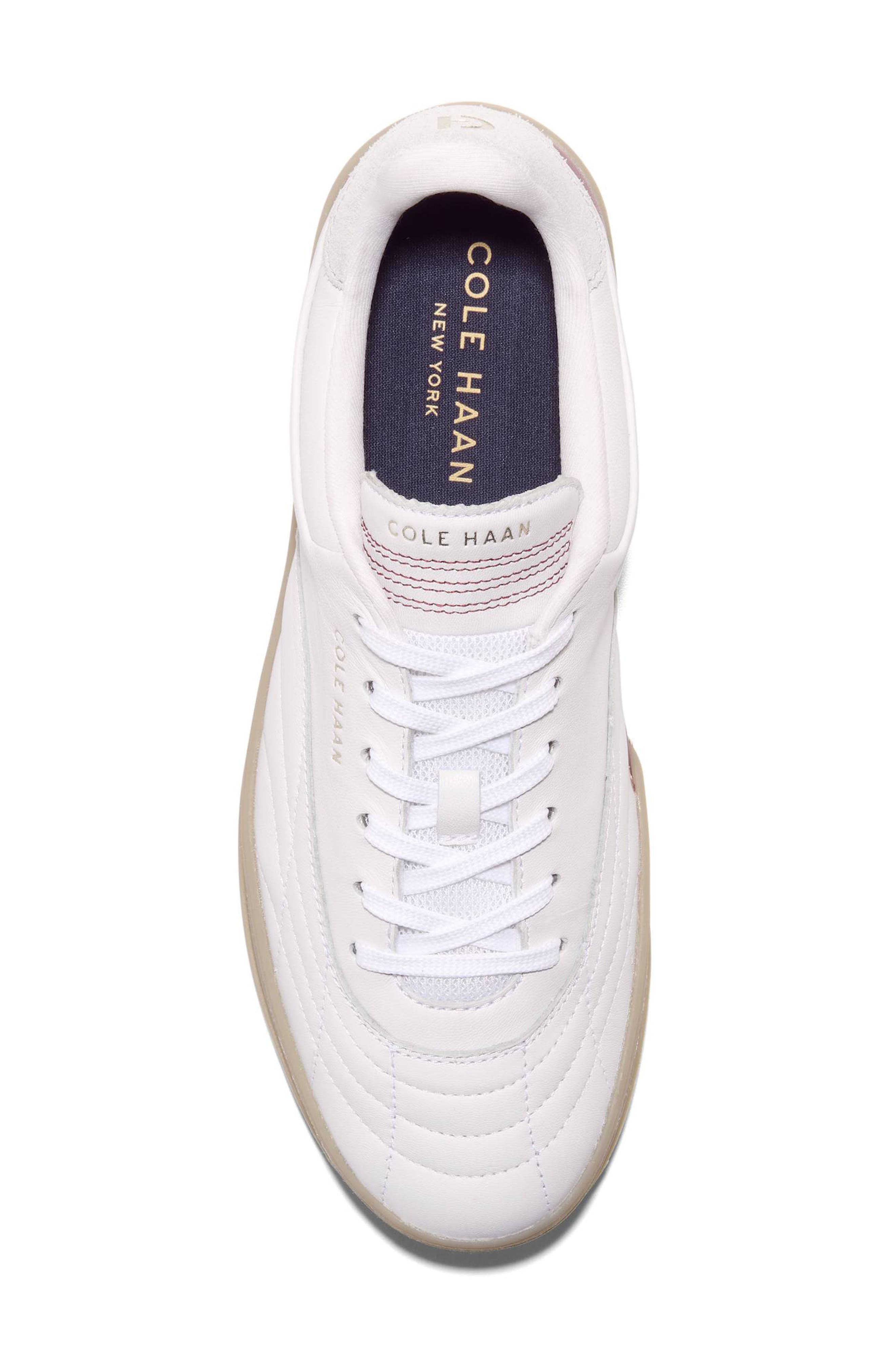 Cole Haan Grand Crosscourt Turf Sneaker, Alternate, color, White/ Claret