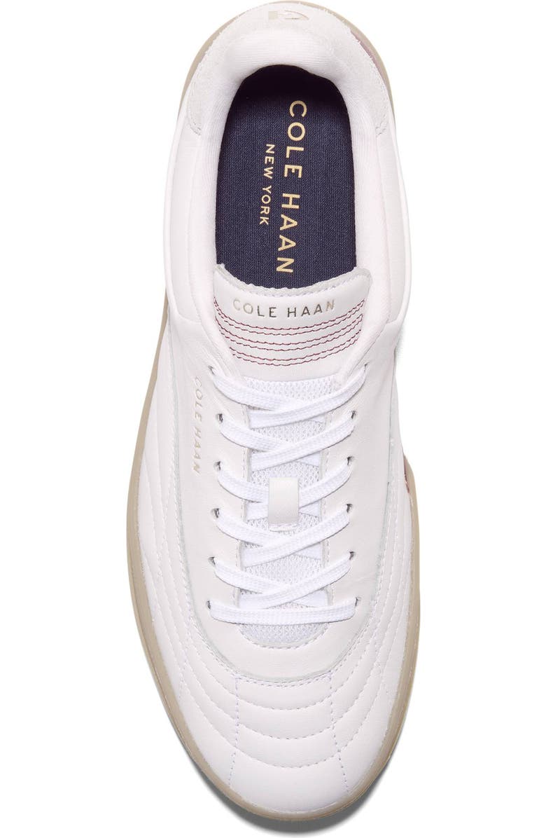 Cole Haan Grand Crosscourt Turf Sneaker, Alternate, color, White/ Claret