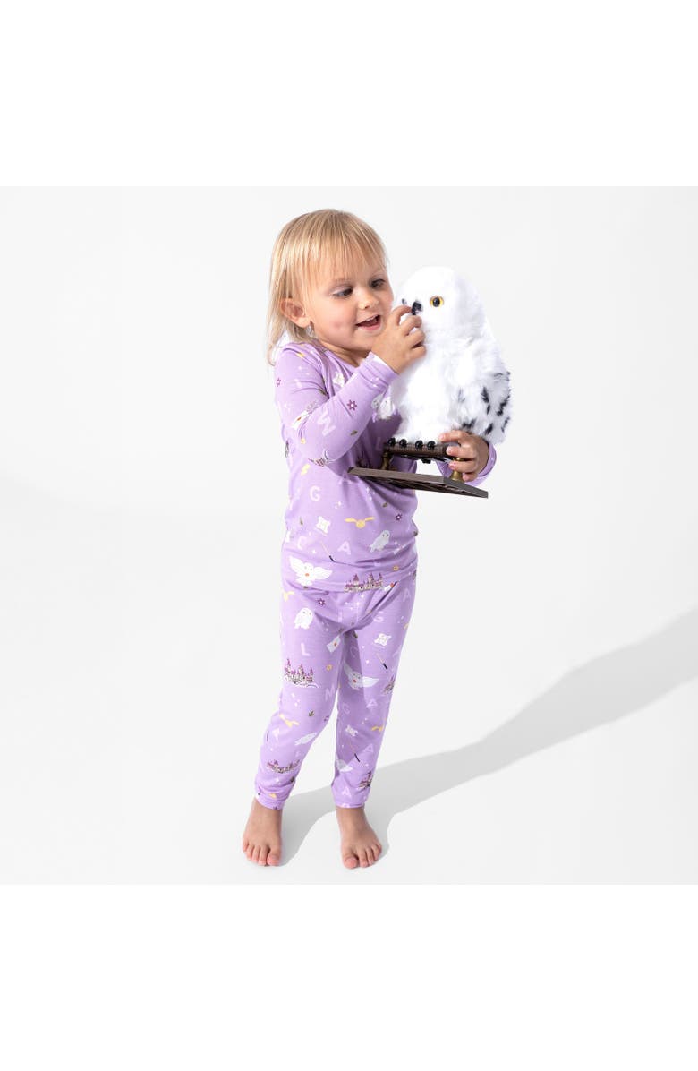 Bellabu Bear Kids' Hedwig's Magical Mail Set of 2 Piece Pajamas, Alternate, color, Hedwig's Magical Mail