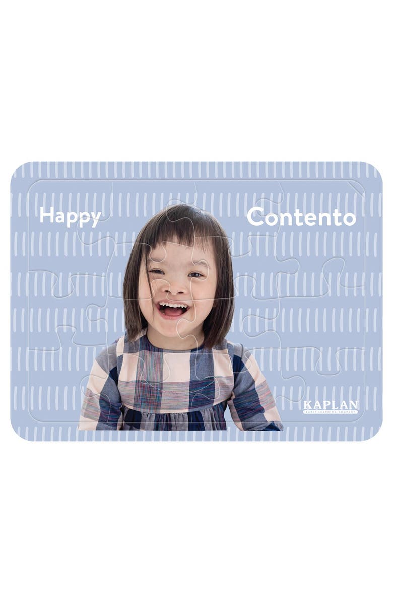 Kaplan Early Learning Company Emotion Puzzles with Real Images - Set of 8, Alternate, color, Multicolor