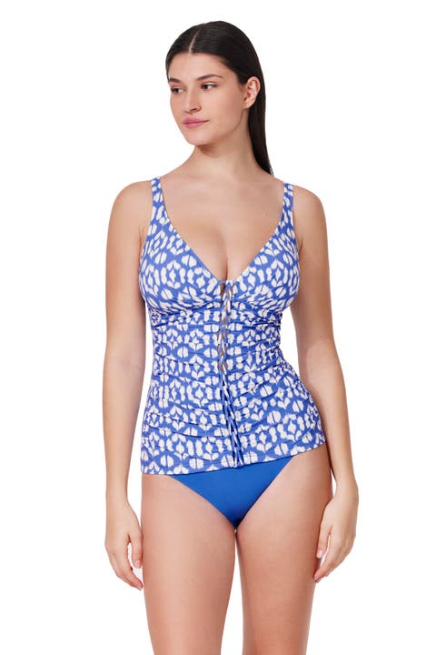 Mantra Braided V-Neck D-Cup Tankini Top