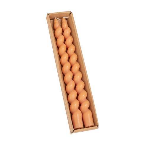 Unscented Twisted Taper Candles in Box