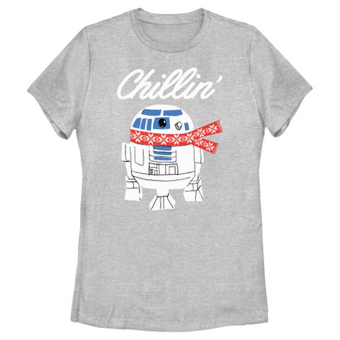 Women's Star Wars Christmas Chillin R2-D2  Graphic T-Shirt