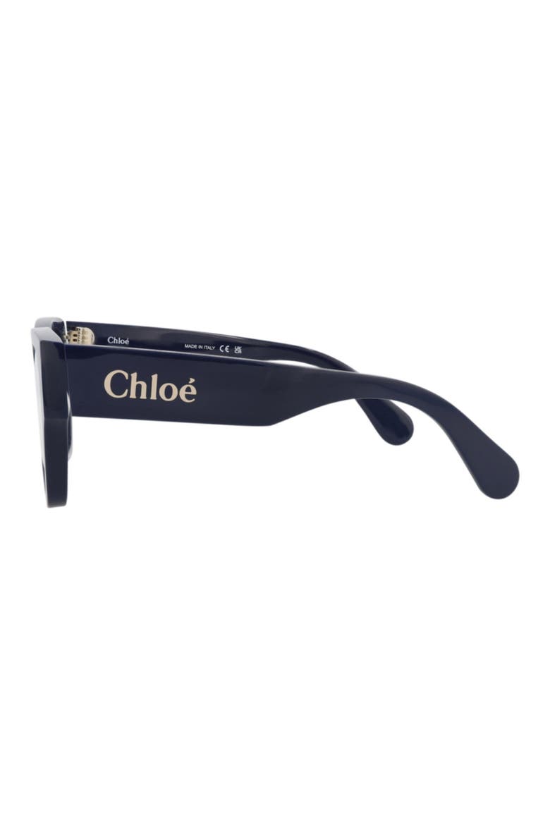54mm Square Optical Glasses, Alternate, color, BLUE BLUE TRANSPARENT