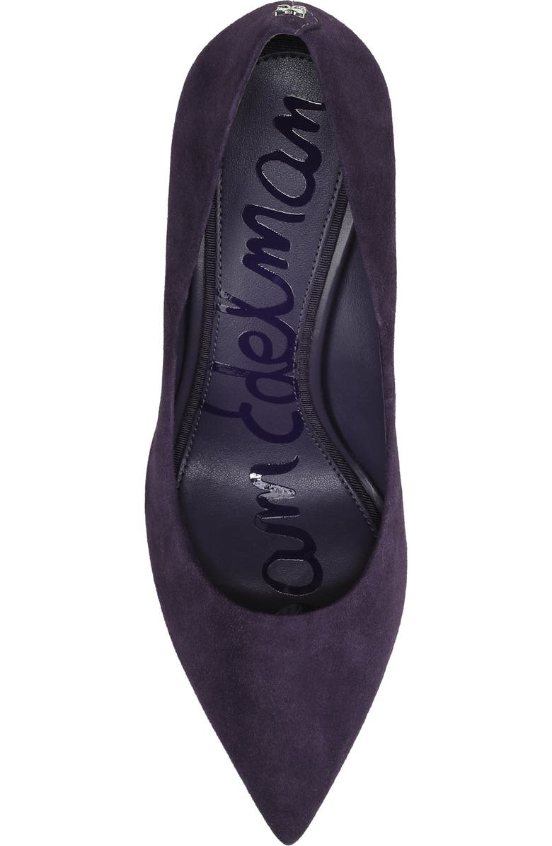 Sam Edelman Hazel Pointed Toe Pump, Alternate, color, Deep Violet