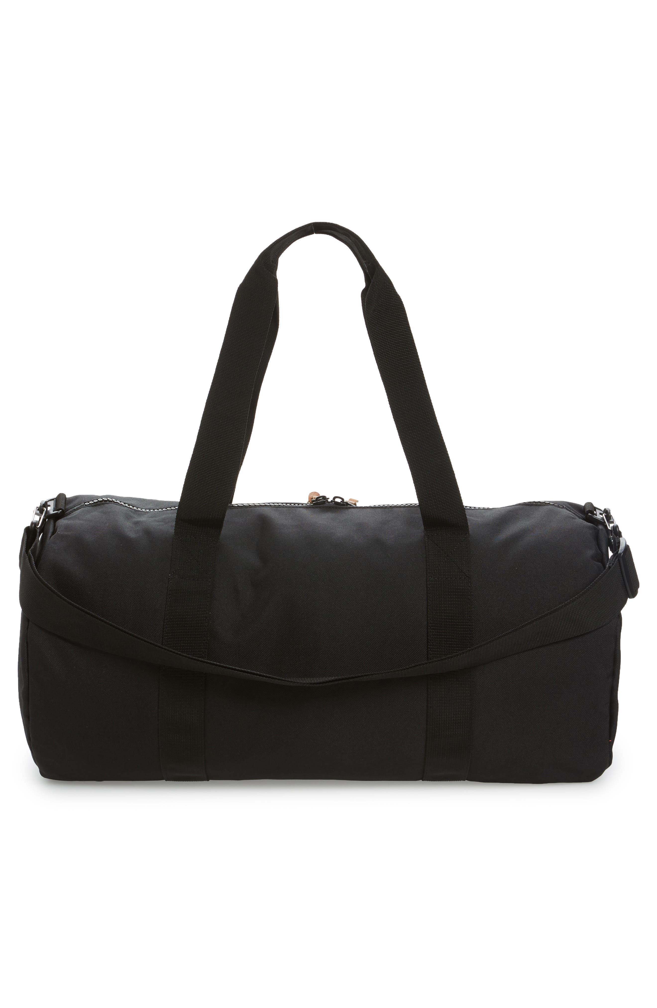 Sutton Mid Duffel Bag, Alternate, color, BLACK