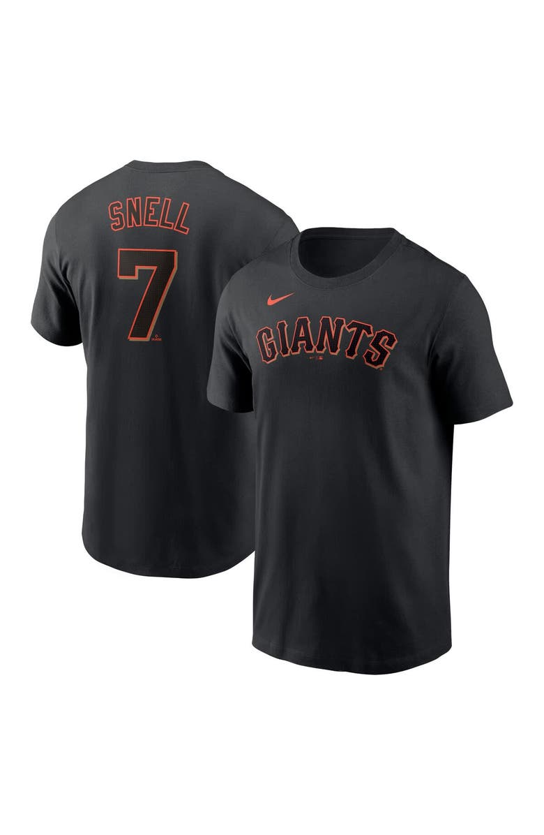 Nike Men's Nike Blake Snell Black San Francisco Giants Fuse Name & Number T-Shirt, Alternate, color, 
