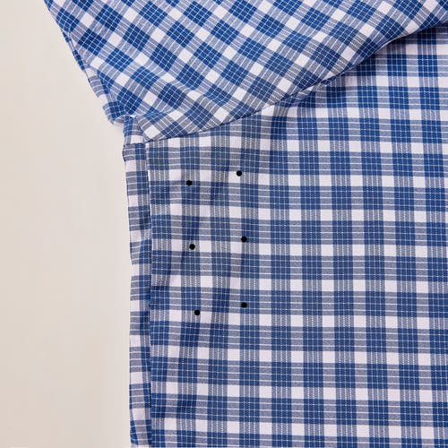 Regent Row Big And Tall Stanton Shirt Polo In Blue-plaid-26
