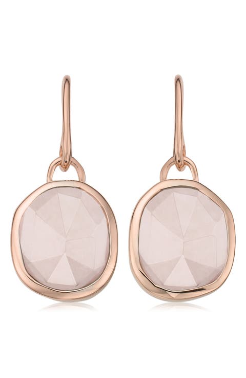 Siren Semiprecious Stone Drop Earrings