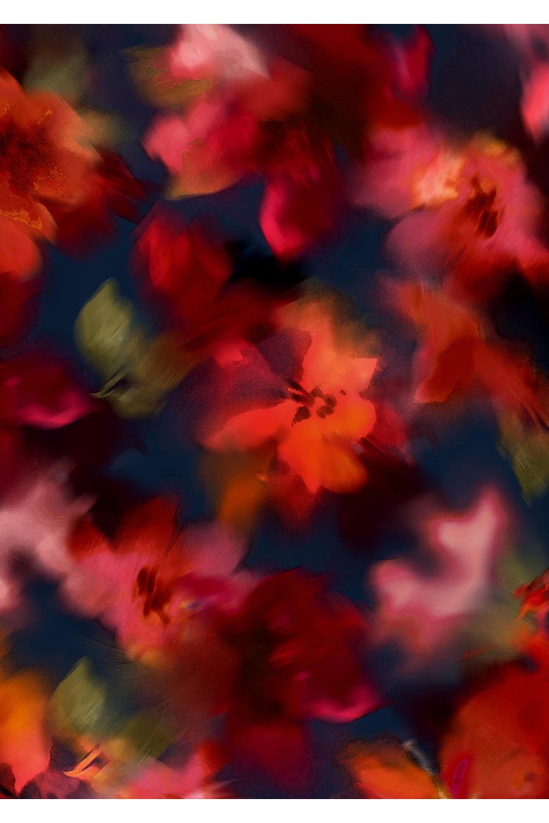 Minerva Silk Wool Scarf, Alternate, color, Midnight Ember
