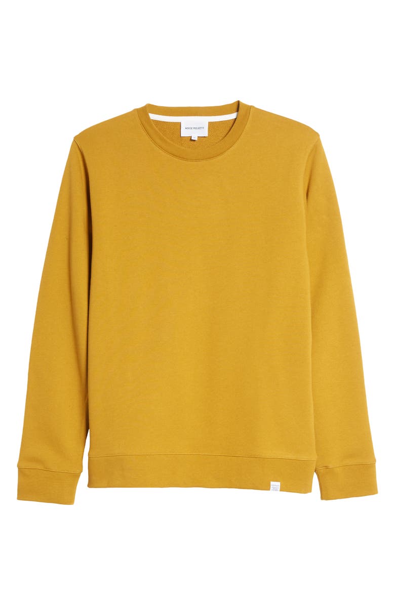 Norse Projects Vagn Crewneck Cotton Sweatshirt, Alternate, color, 