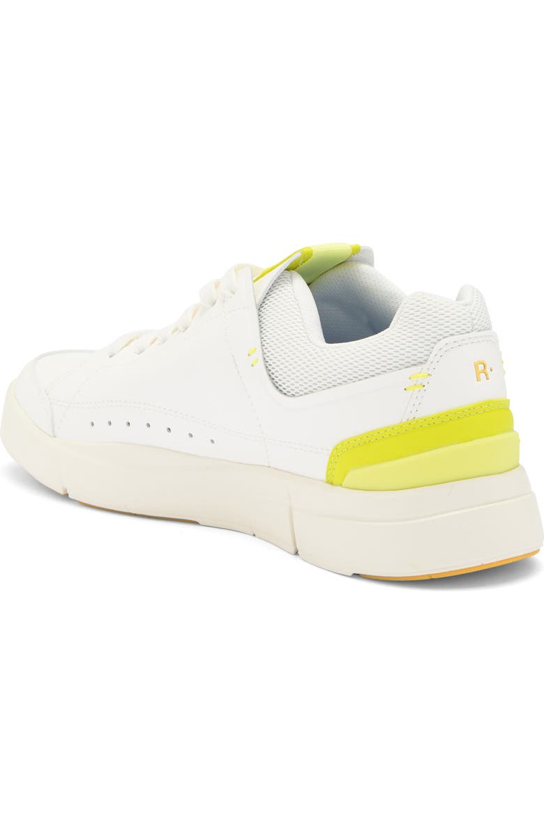 On THE ROGER Centre Court Tennis Sneaker, Alternate, color, White/ Limelight