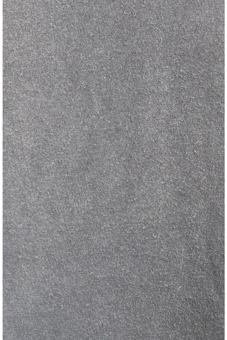 Oversize Crash Logo Wool & Linen Graphic Tee, Alternate, color, GREY