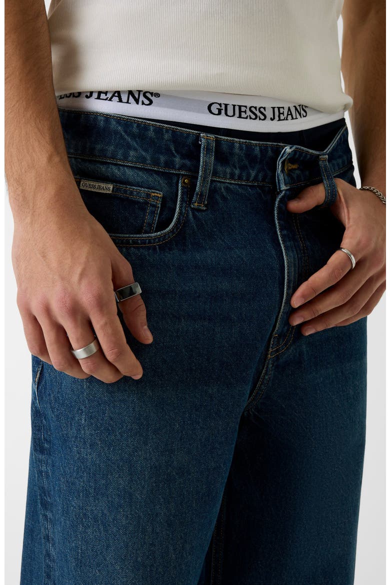 G18 Relaxed Straight Leg Jeans, Alternate, color, BLUE