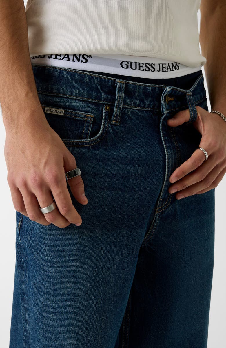 GUESS G18 Relaxed Straight Leg Jeans, Alternate, color, Blue