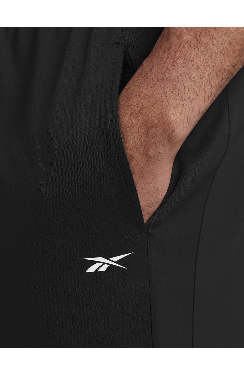 Reebok Performance Double-Knit Open-Hem Pants, Alternate, color, Black