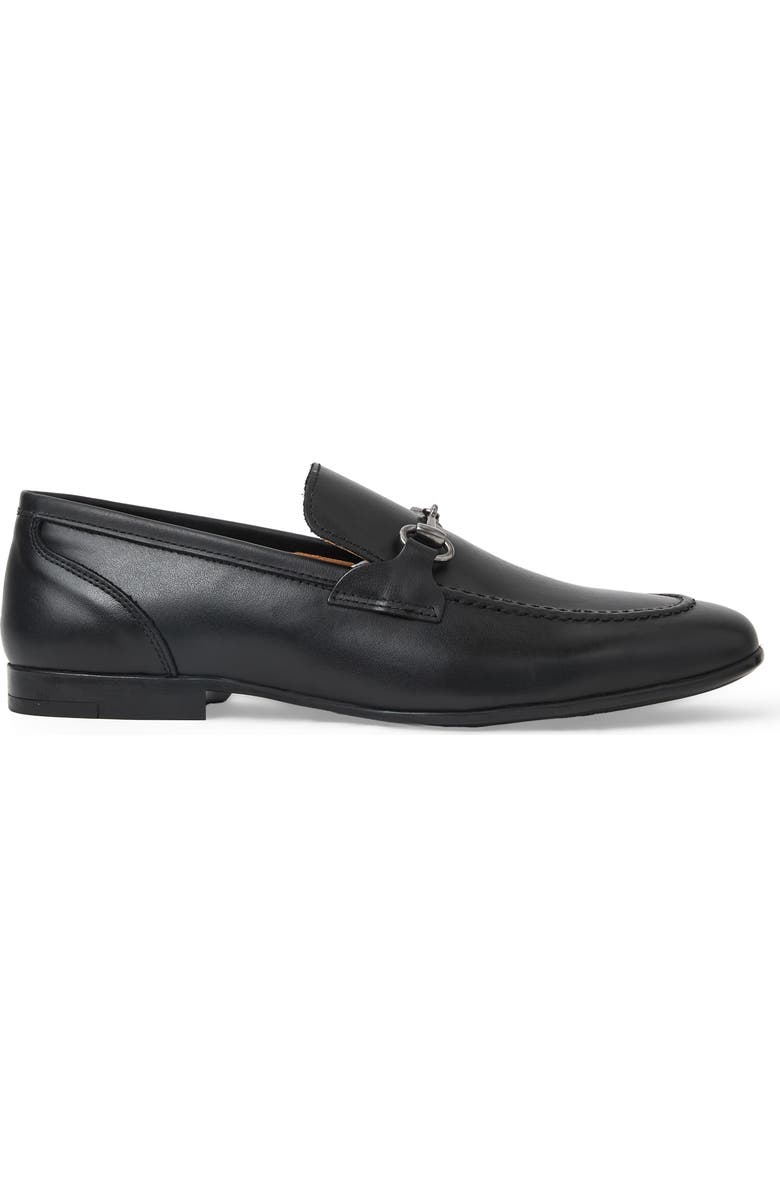 Bruno Magli Ferraro Bit Loafer, Alternate, color, Black/ Silver
