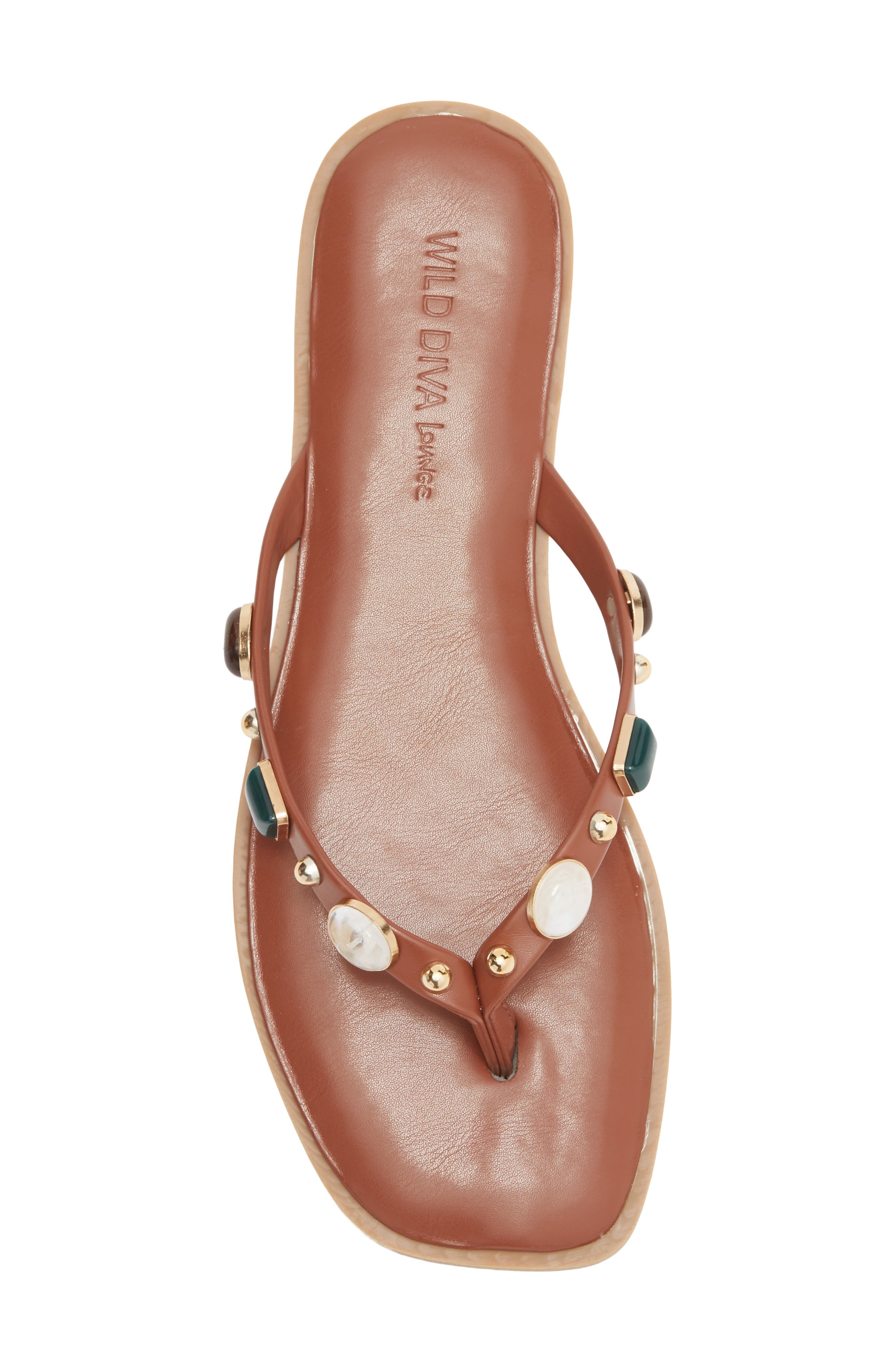 Cyra Flip Flop, Alternate, color, WHISKY