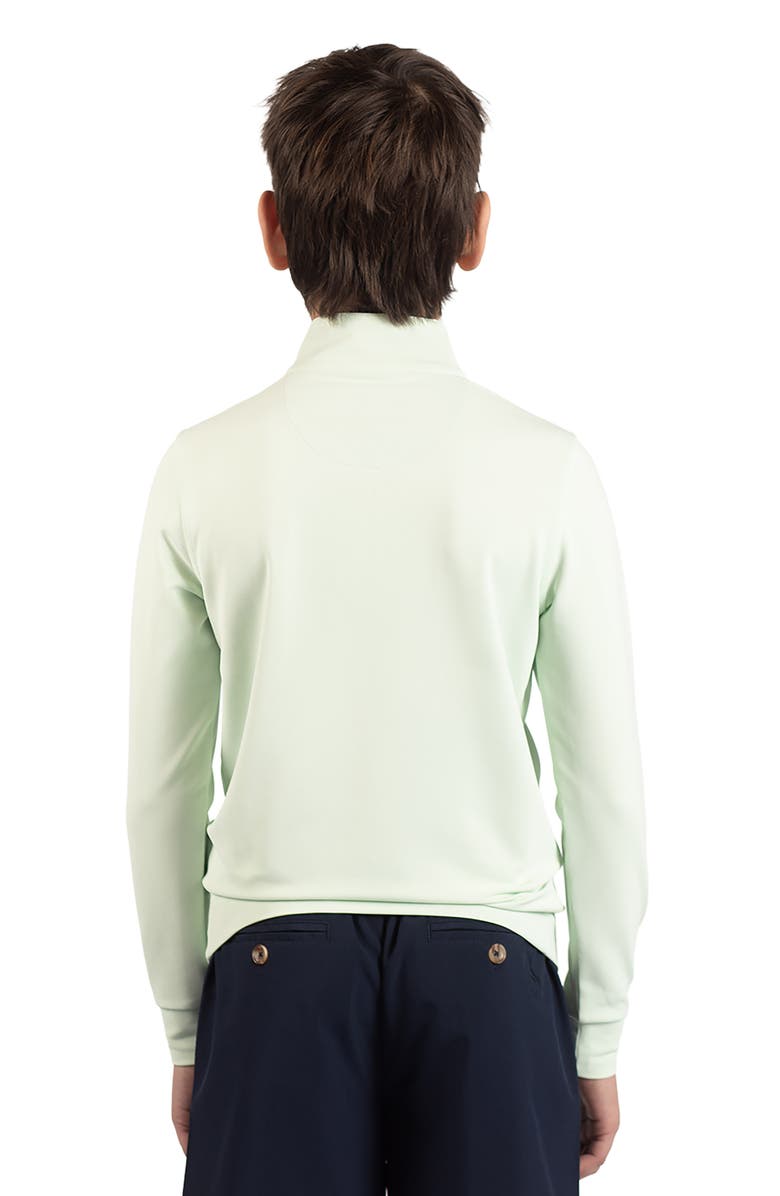 TailorByrd Kids' Micro Grid Textured Pullover, Alternate, color, Aloe Green