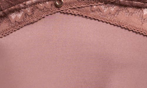 Montelle Intimates Metallic Bust Support Chemise In Pink
