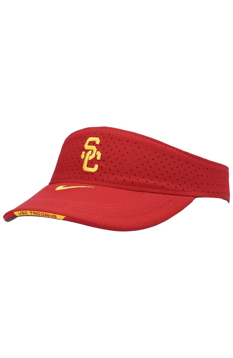 Nike Men's Nike Cardinal USC Trojans 2021 Sideline Performance Visor, Main, color, 