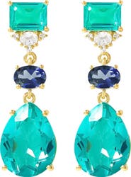 YS GEMS Quartz Drop Earrings