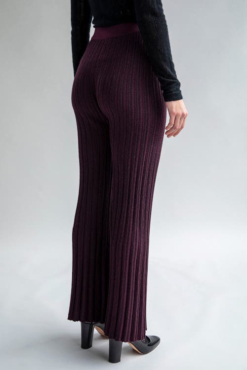 Sskein Marcelle Trousers In Aubergine