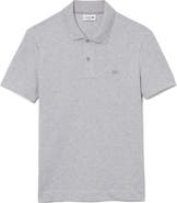 Lacoste Solid Stretch Cotton Blend Polo Shirt