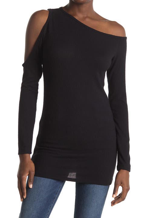 Tie Dye Cold Shoulder Top