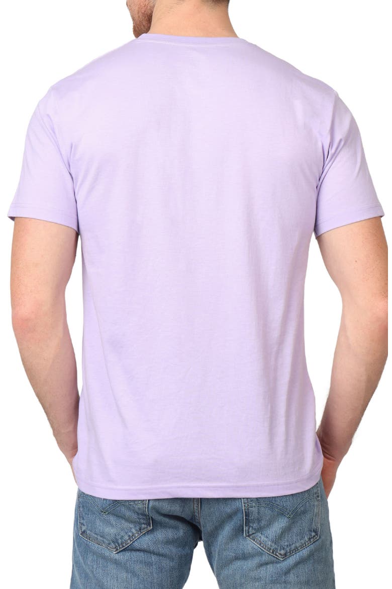 Mélange Crewneck T-Shirt, Alternate, color, LILAC