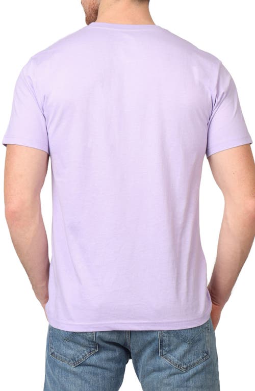 Tailorbyrd Mélange Crewneck T-shirt In Lilac