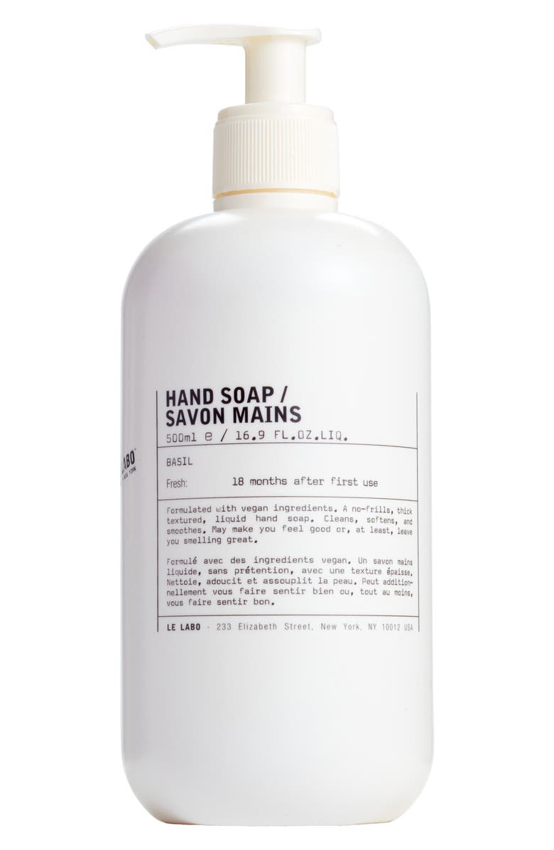 Le Labo Jumbo Size Basil Hand Soap $70 Value, Main, color, 