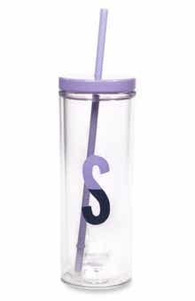 Kate Spade New York initial straw tumbler