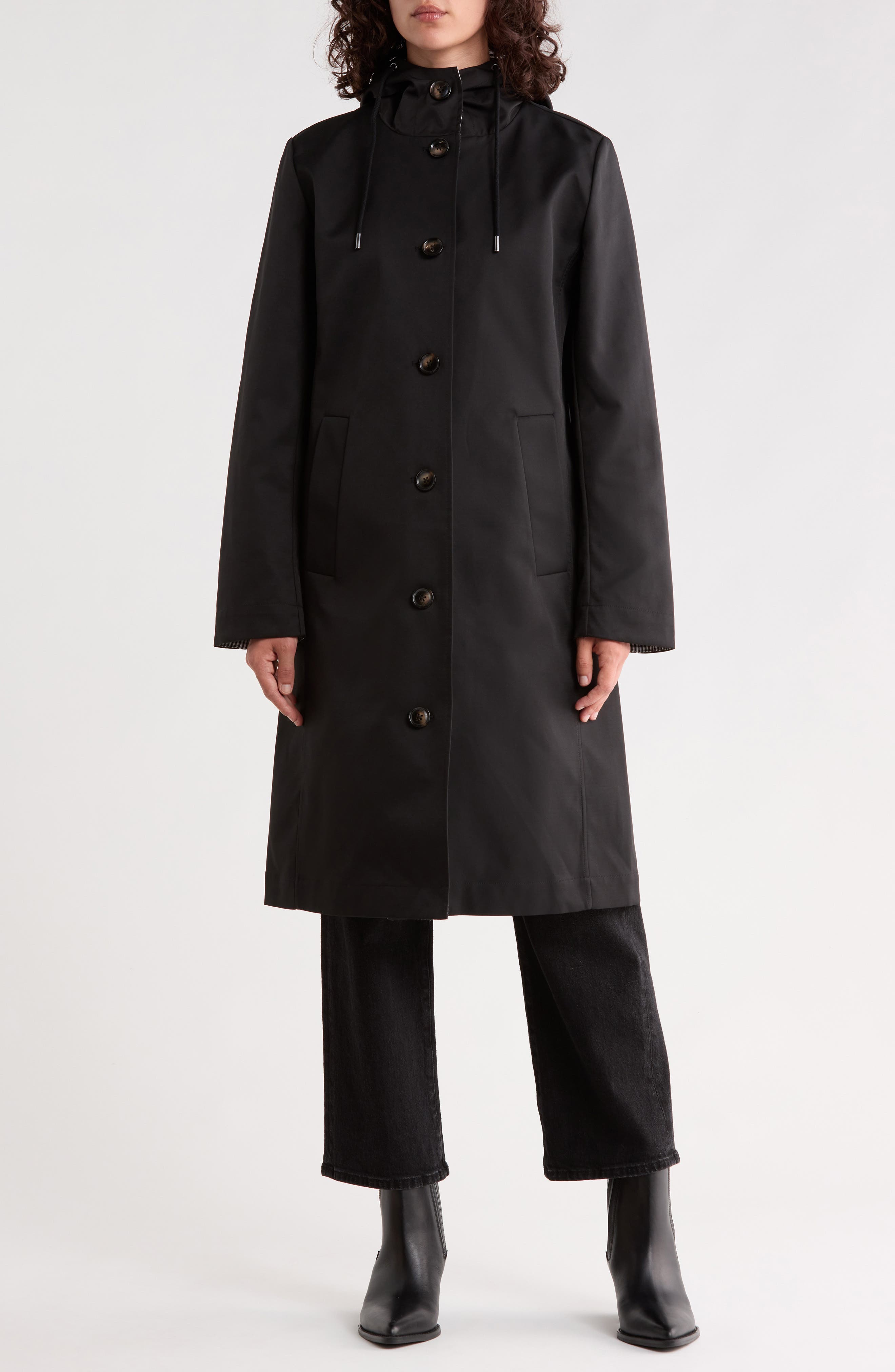 Bonded Hooded Raincoat