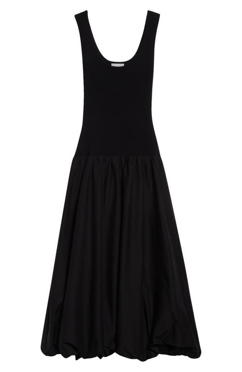 Cinq À Sept Nera Bubble Hem A-line Dress In Black