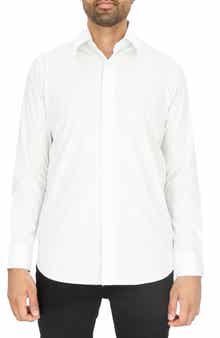 Dot Print Modern Fit Dress Shirt