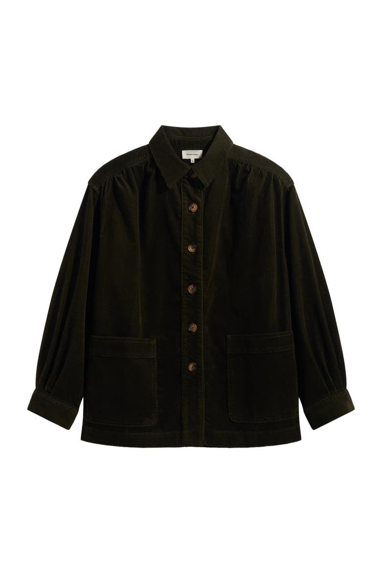 Jena Corduroy Shacket, Alternate, color, Khaki Green