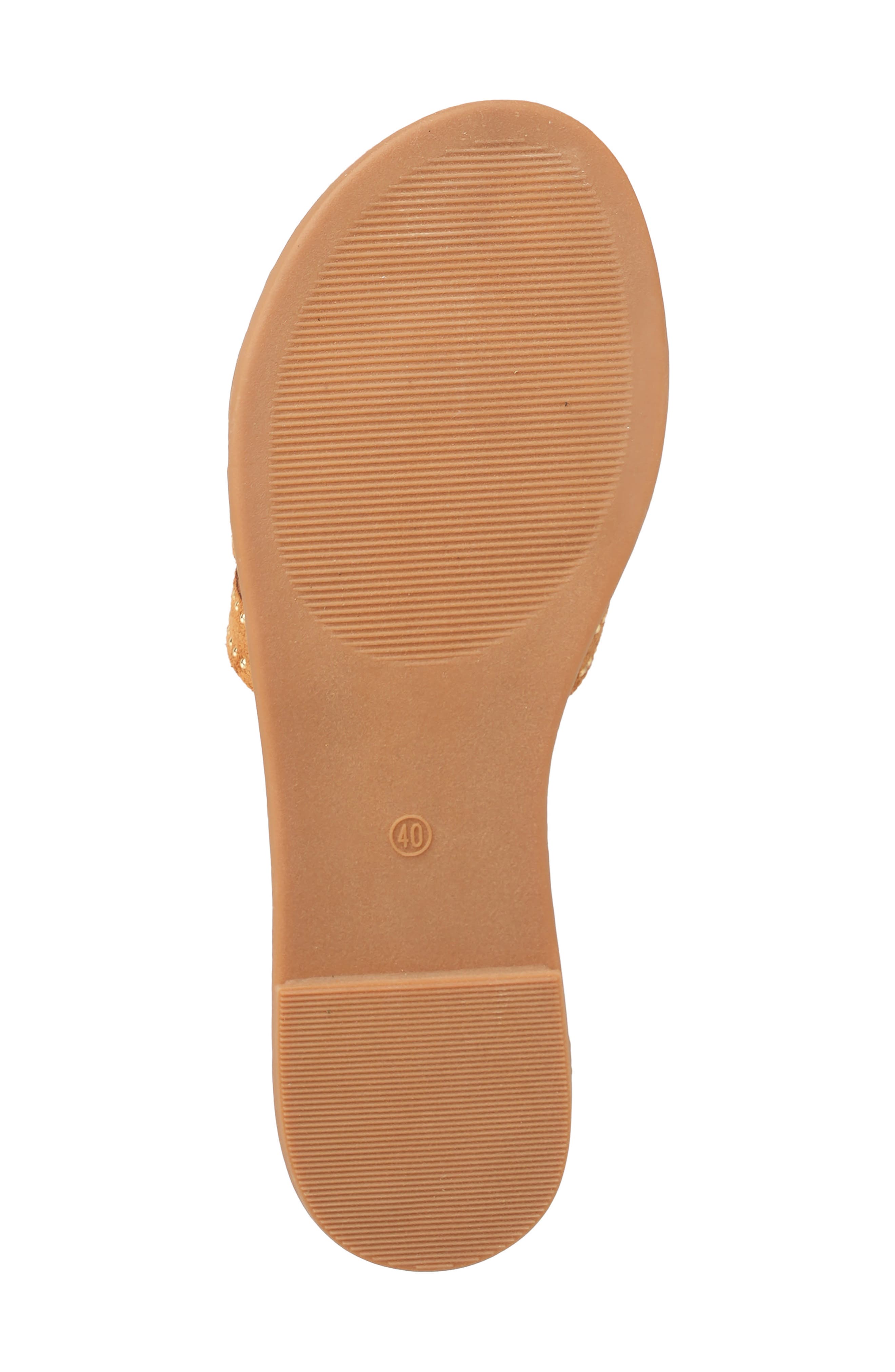 Zora Flat Sandal, Alternate, color, COGNAC