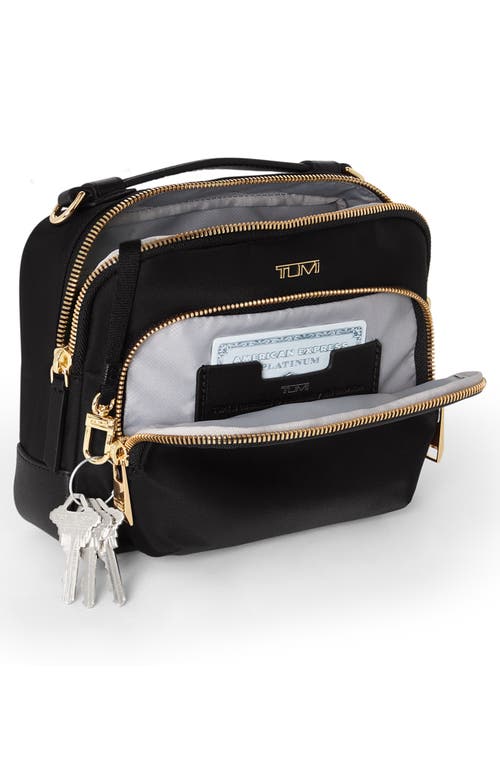 Tumi Teghan Crossbody In Black/gold